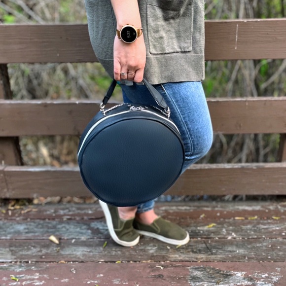 FanTC Convertible Circle Backpack Crossbody Shoulder bag Top Handle Traditional - Picture 8 of 13